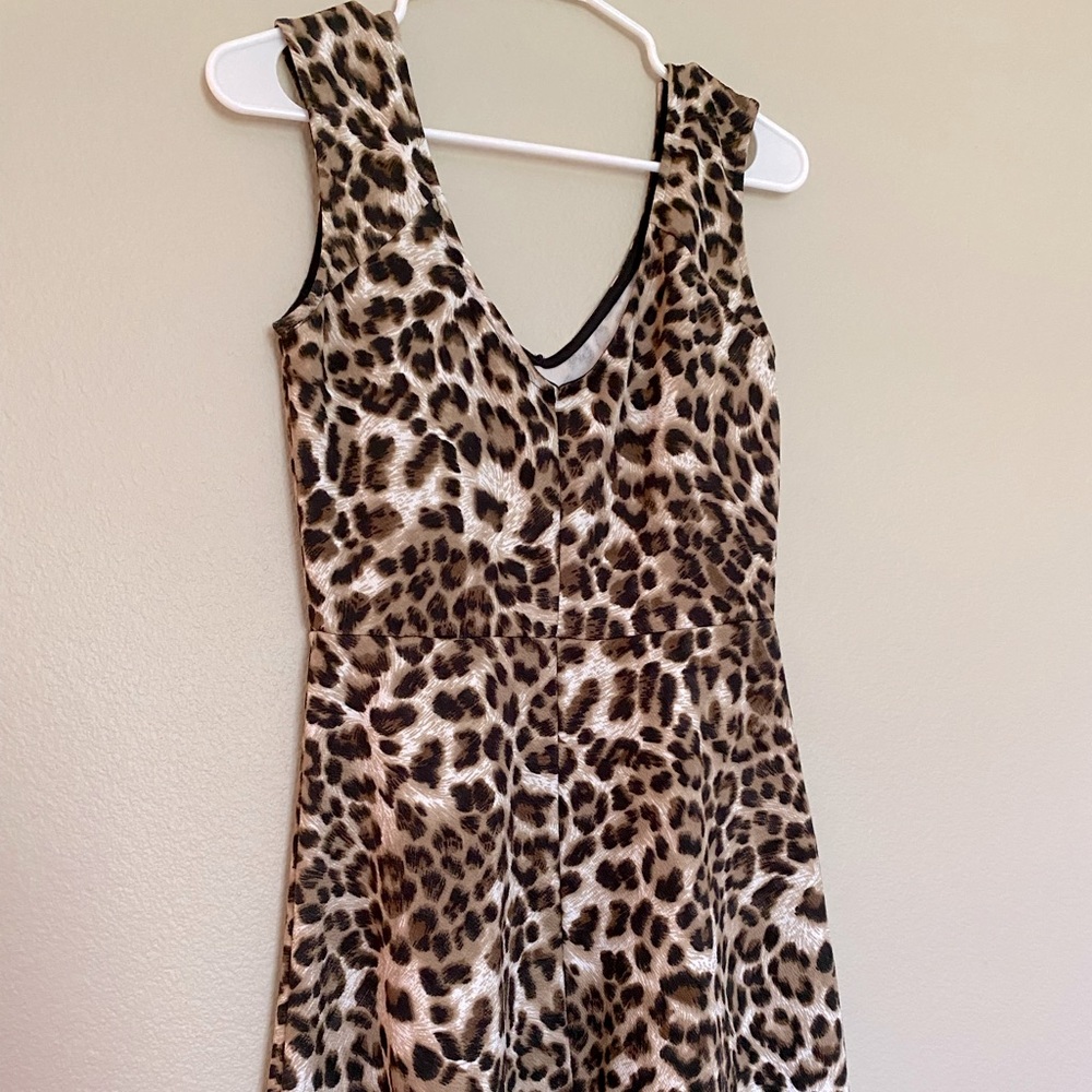 Cheetah Print Skater Dress